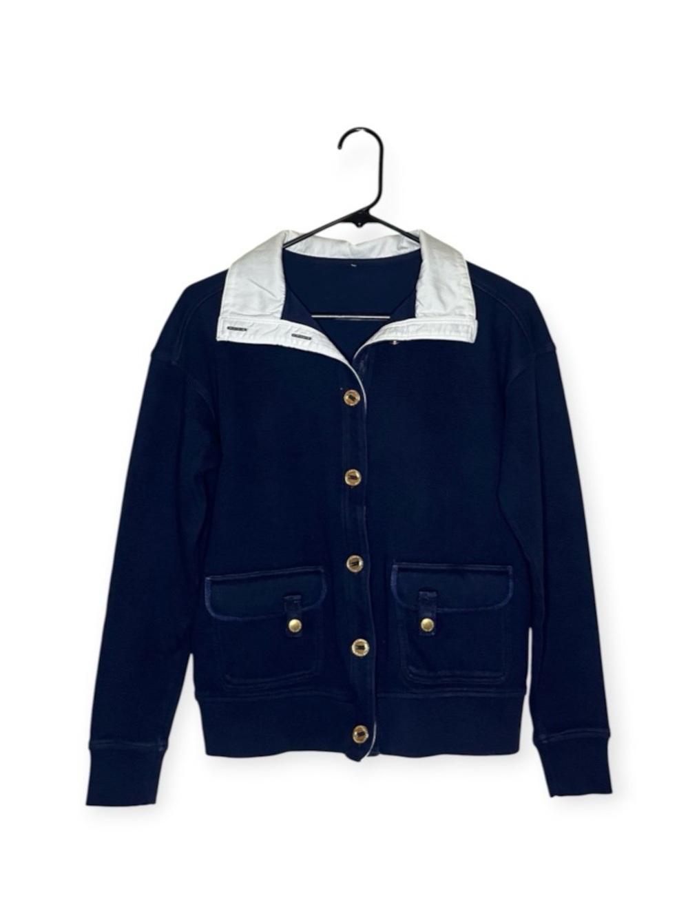 Lauren Ralph Lauren Navy Jacket with White Collar
